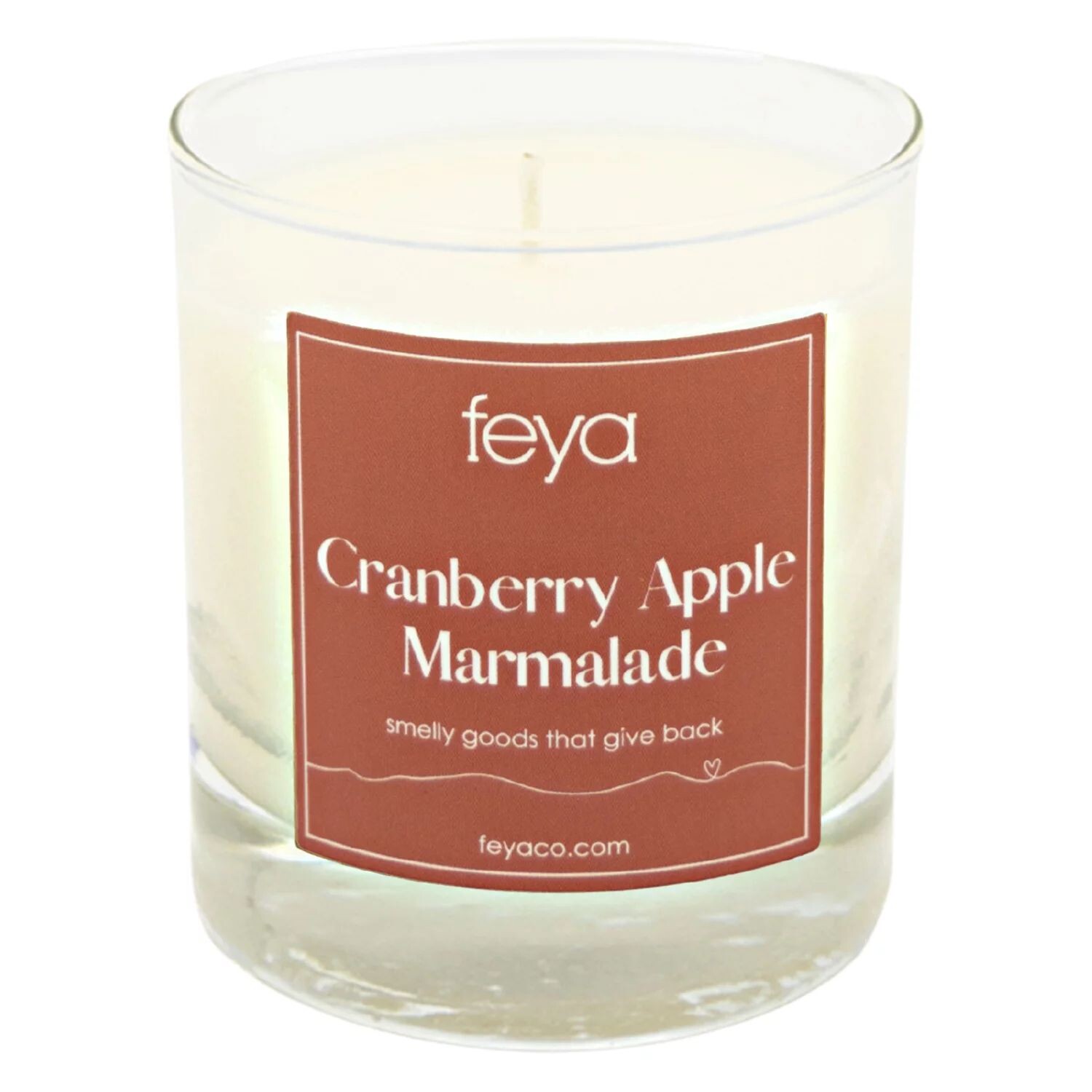 

Feya Candle Клюквенно-яблочный мармелад, 6,5 унций. Соевая свеча