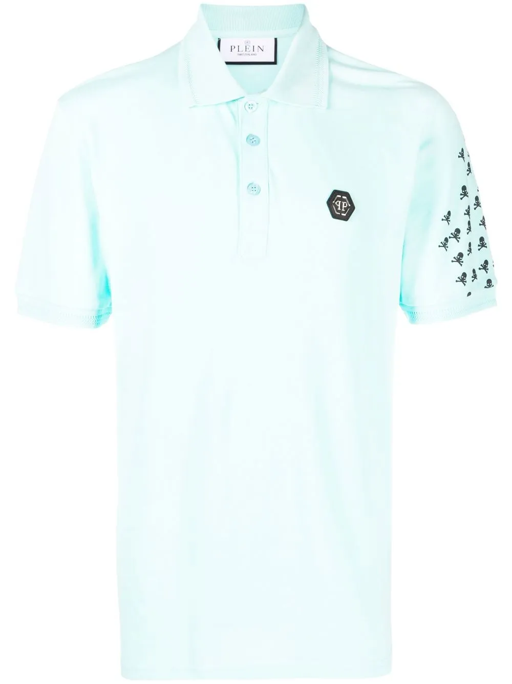 

Рубашка поло Skull and Bones Philipp Plein, синий