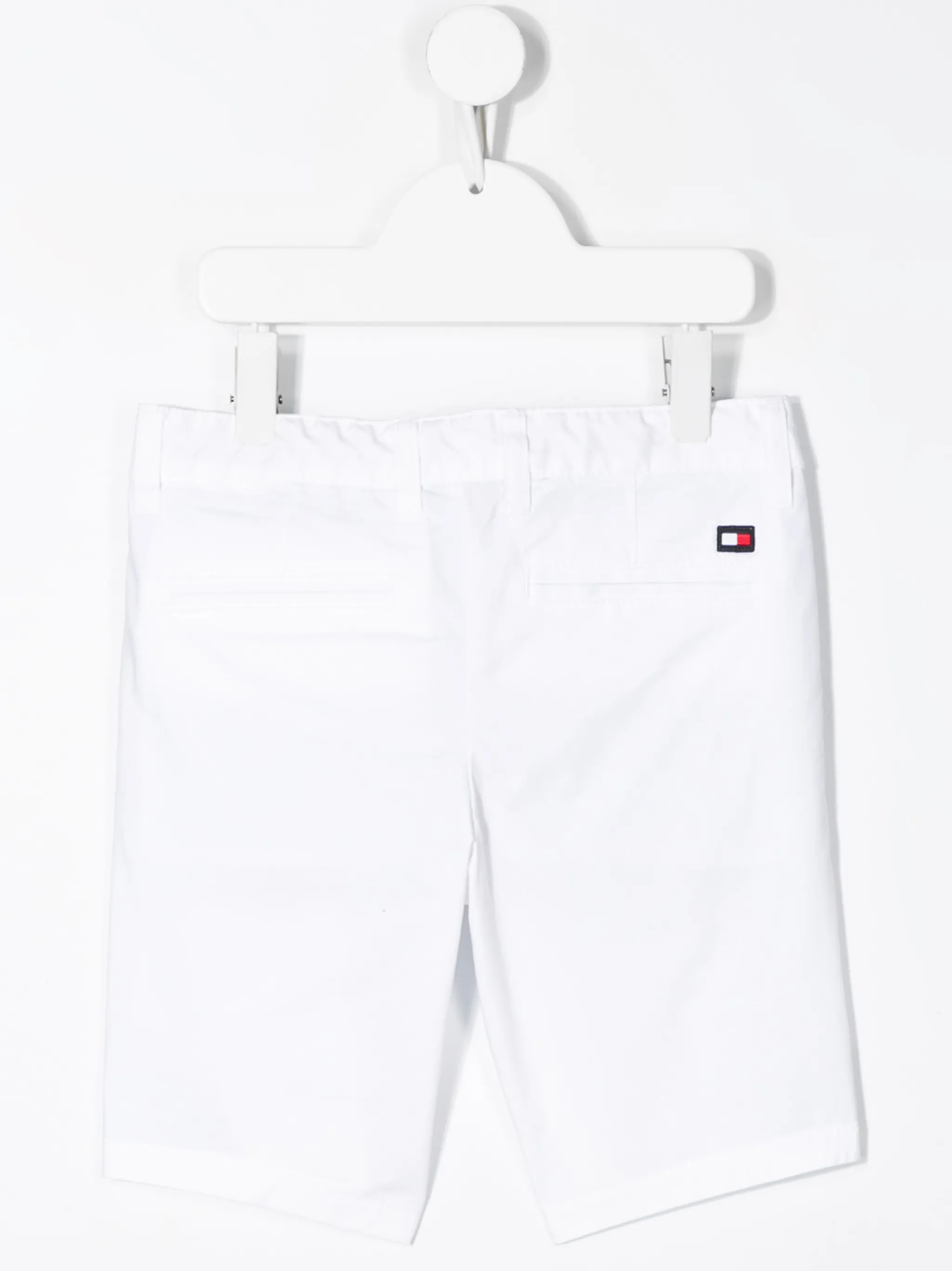 Шорты чинос с логотипом Tommy Hilfiger Junior, белый — фото 2