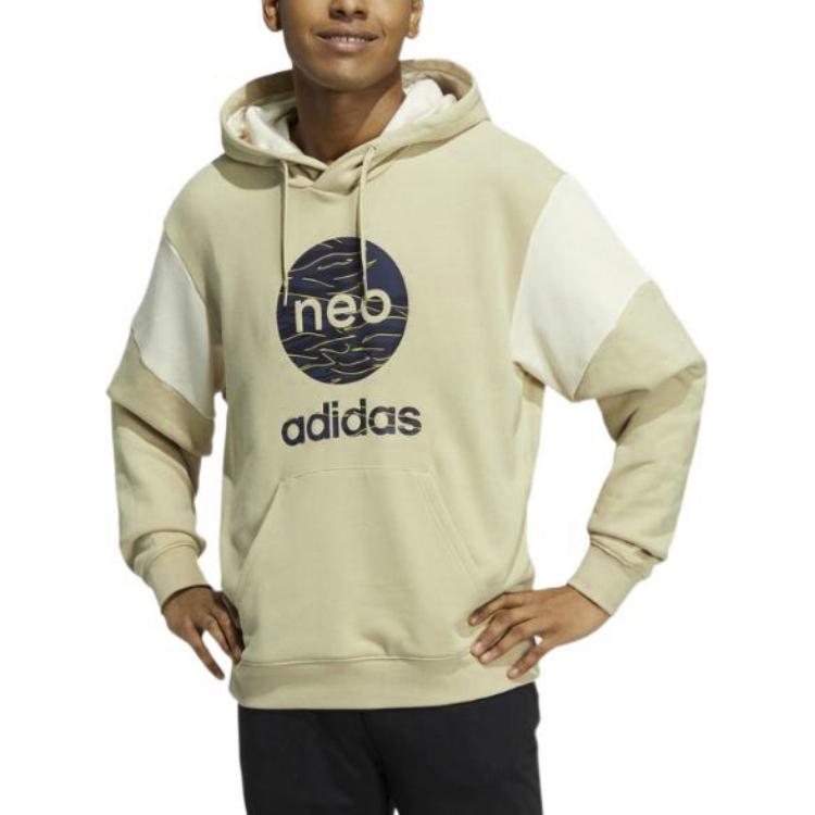 Свитшот унисекс светло-коричневый Adidas Neo — фото 4