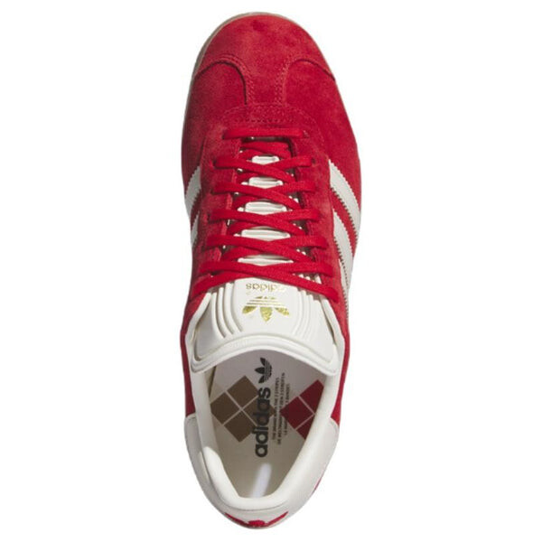 Кроссовки газель Adidas, алый — фото 4