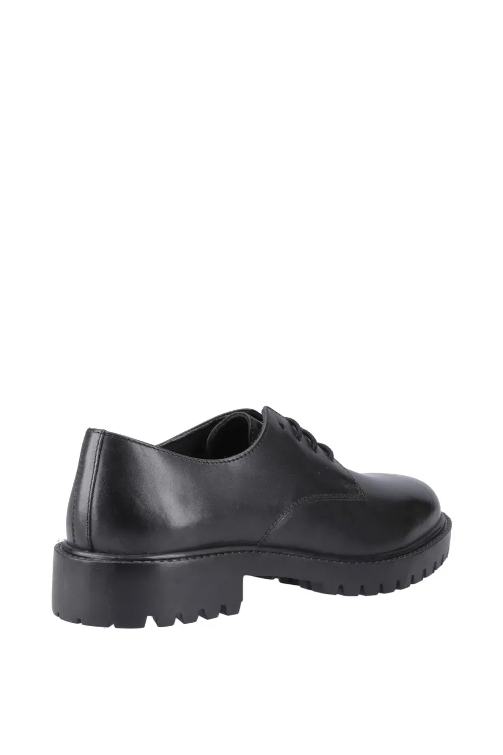 Детские школьные туфли Hush Puppies с кожаным верхом, черный — фото 2