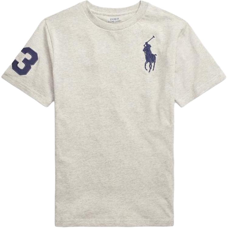 Футболка Polo Ralph Lauren Big Pony, светло-бежевый — фото 2