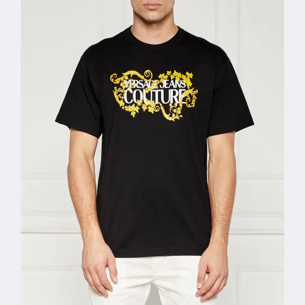 

Футболка стандартного кроя Versace, черный