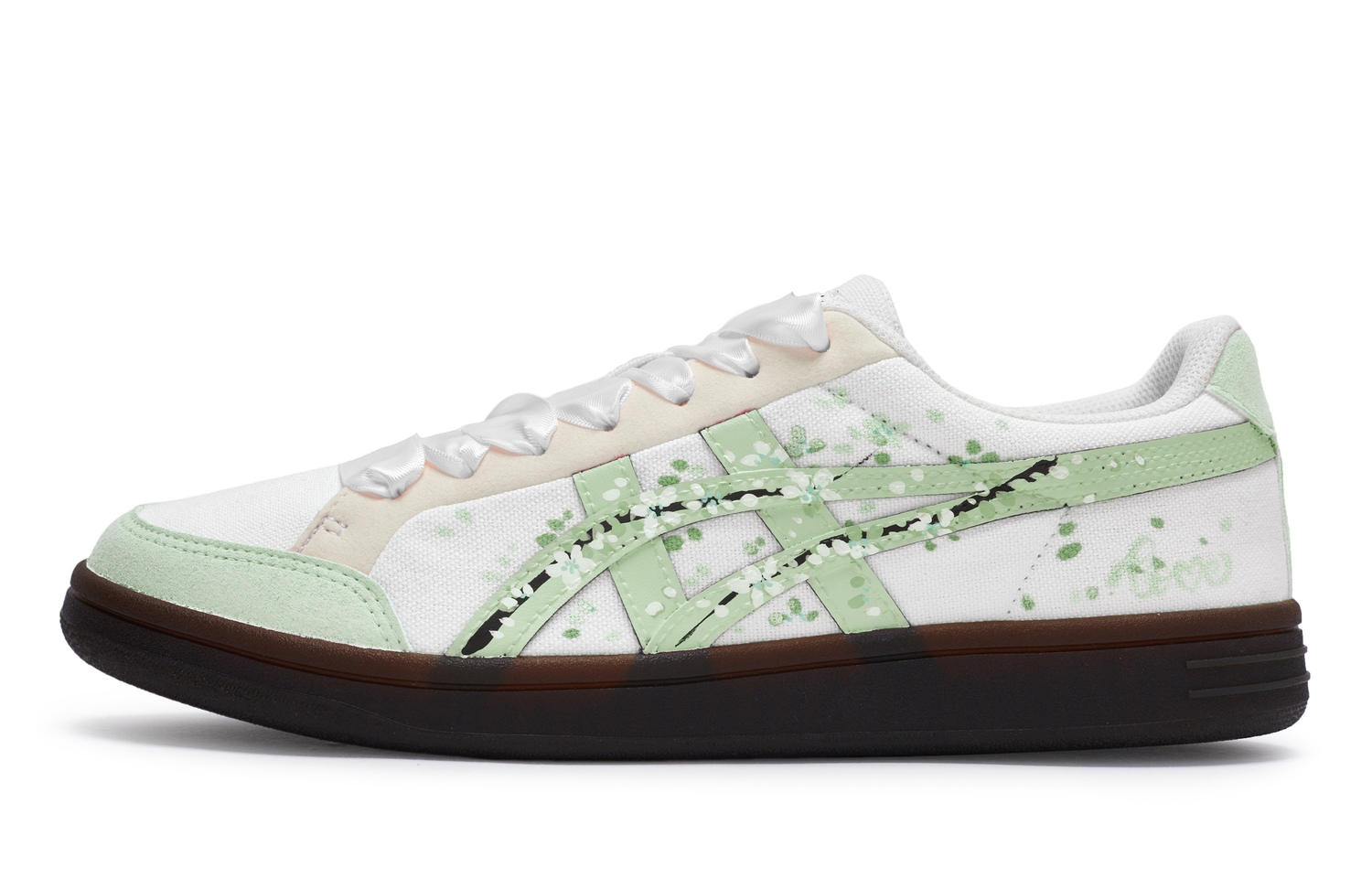 Onitsuka Tiger Advanti Кроссовки для скейтбординга унисекс низкие зеленые бело-зеленые, цвет White Green — фото 2