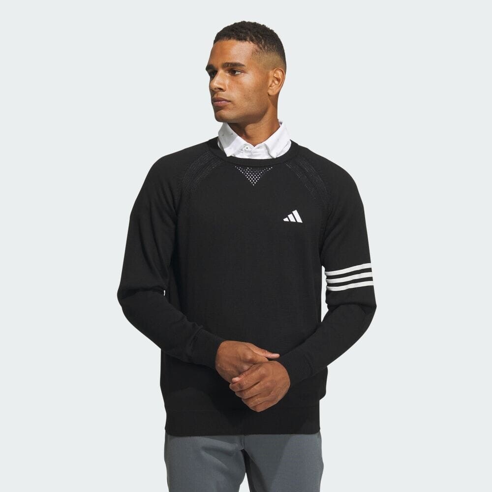 

Толстовка Adidas 3-Stripes Crew Sweater, черный