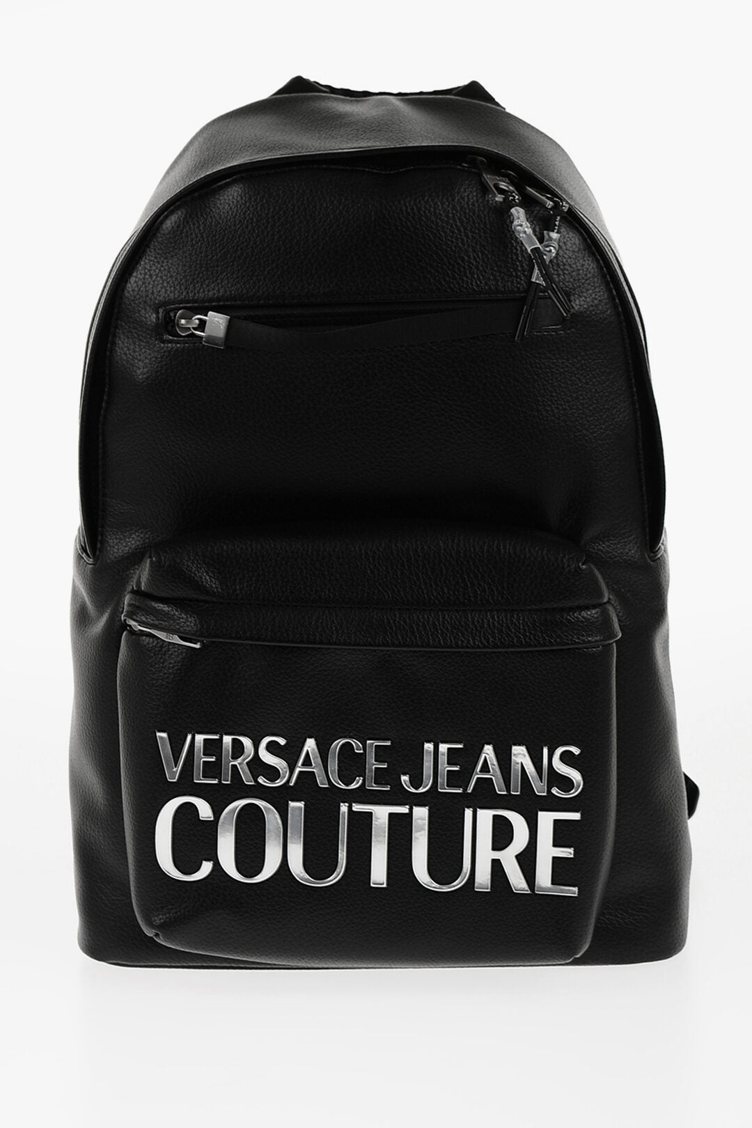 

Versace Jeans Couture Текстурированный рюкзак из искусственной кожи с серебристым оттенком, черный