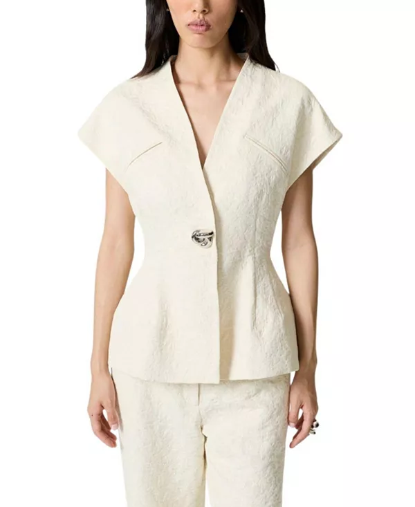 

Дополнительный жилет с детальной проработкой Nocturne, белый