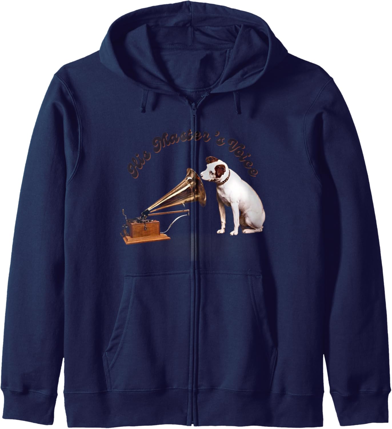 

Толстовка на молнии RCA Victor Nipper Dog His Master's Voice, синяя, размер S Jrt Designs, Синий, Толстовка на молнии RCA Victor Nipper Dog His Master's Voice, синяя, размер S Jrt Designs
