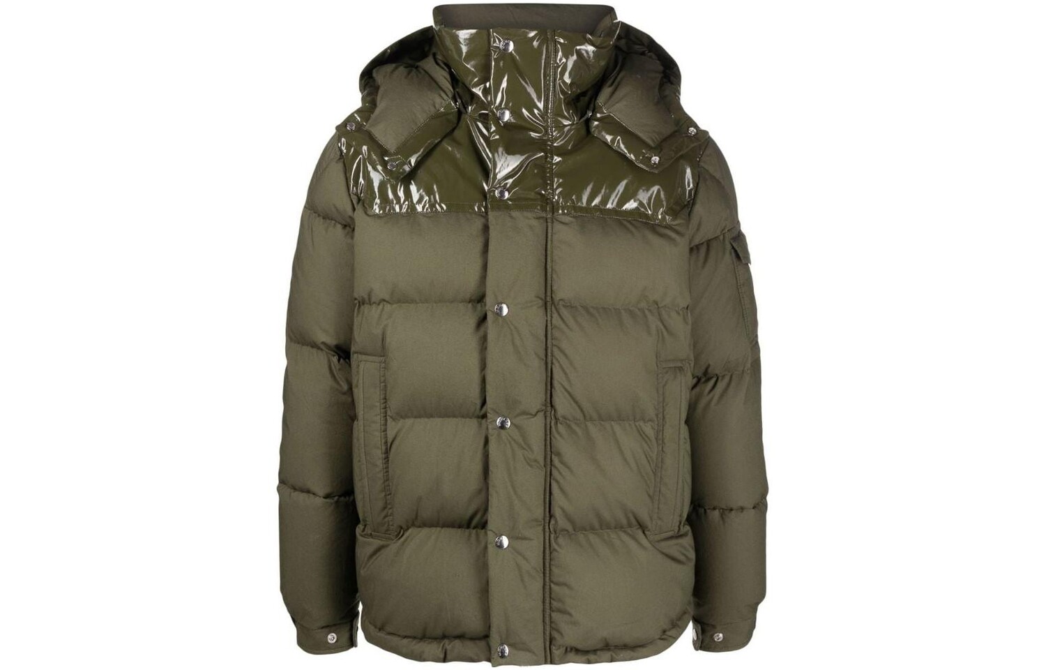 

Пуховик мужской зеленый Moncler