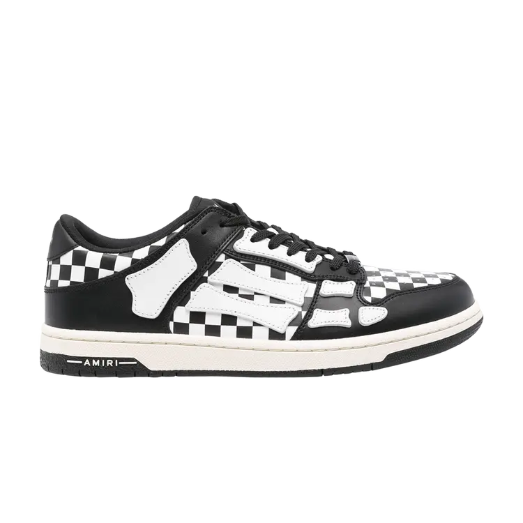 Кроссовки Amiri Wmns Skel Top Low, цвет Checkered - Black White
