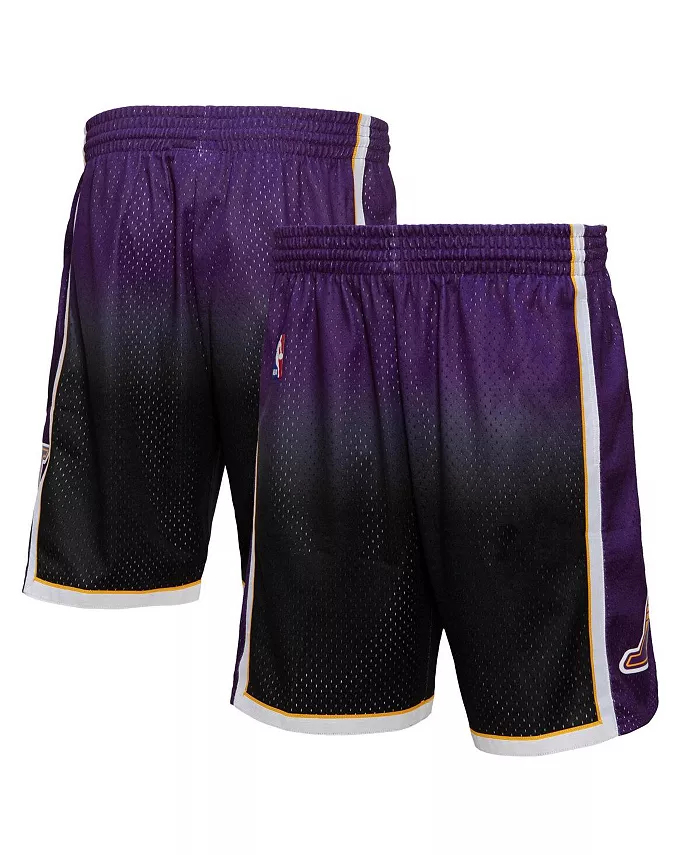 

Мужские шорты Los Angeles Lakers 2009/10 Hardwood Classics Fadeaway Reload 3.0 Swingman в фиолетово-черном цвете Mitchell & Ness