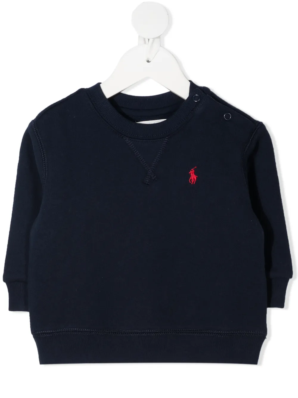 

Толстовка с вышитым логотипом POLO RALPH LAUREN KIDS, синий