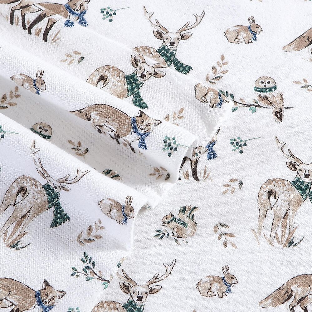 

Комплект фланелевых простыней Eddie Bauer, цвет Woodland Friends