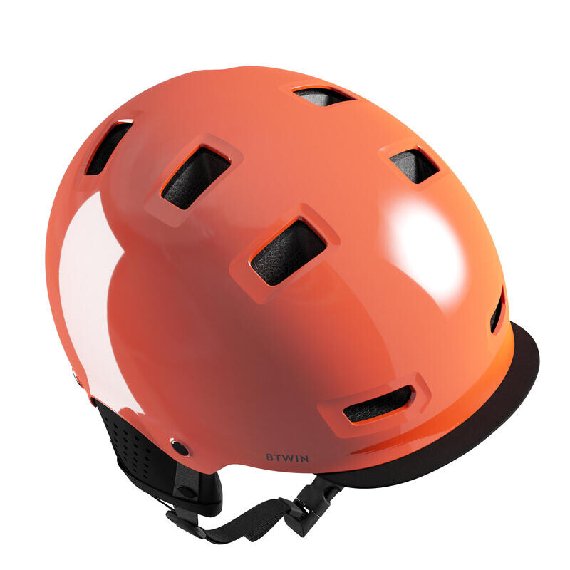 

Велосипедный шлем Btwin, цвет blasses korallenorange