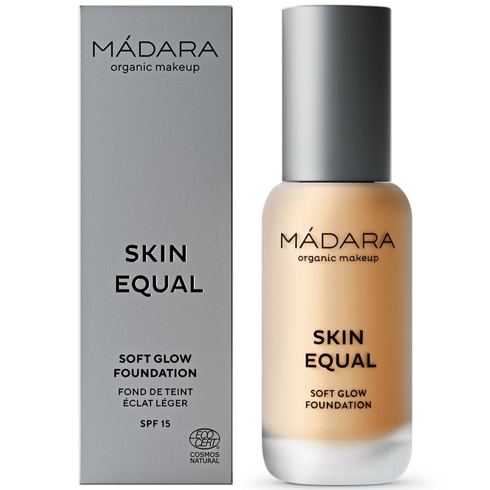 Праймер make up skin equal soft glow foundation spf15 Madara, nr. 50 golden sand, объем 30 мл. — фото 2