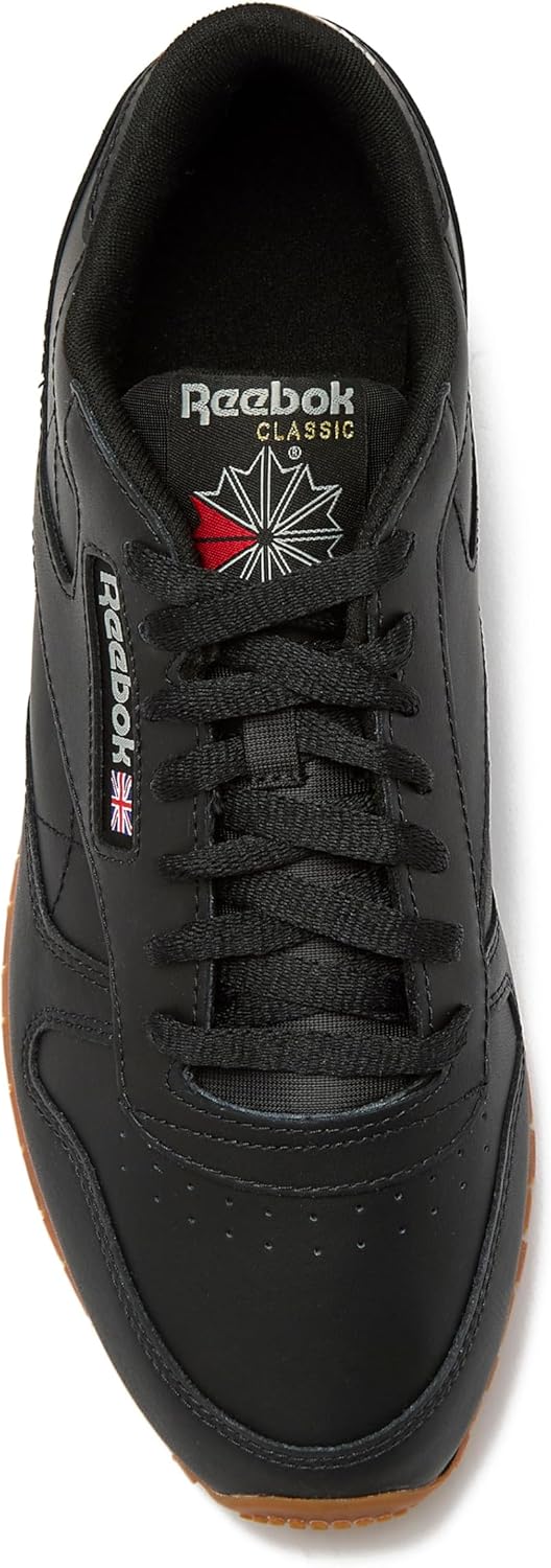 Кроссовки Reebok Classic Leather для мужчин, черный/серый — фото 4