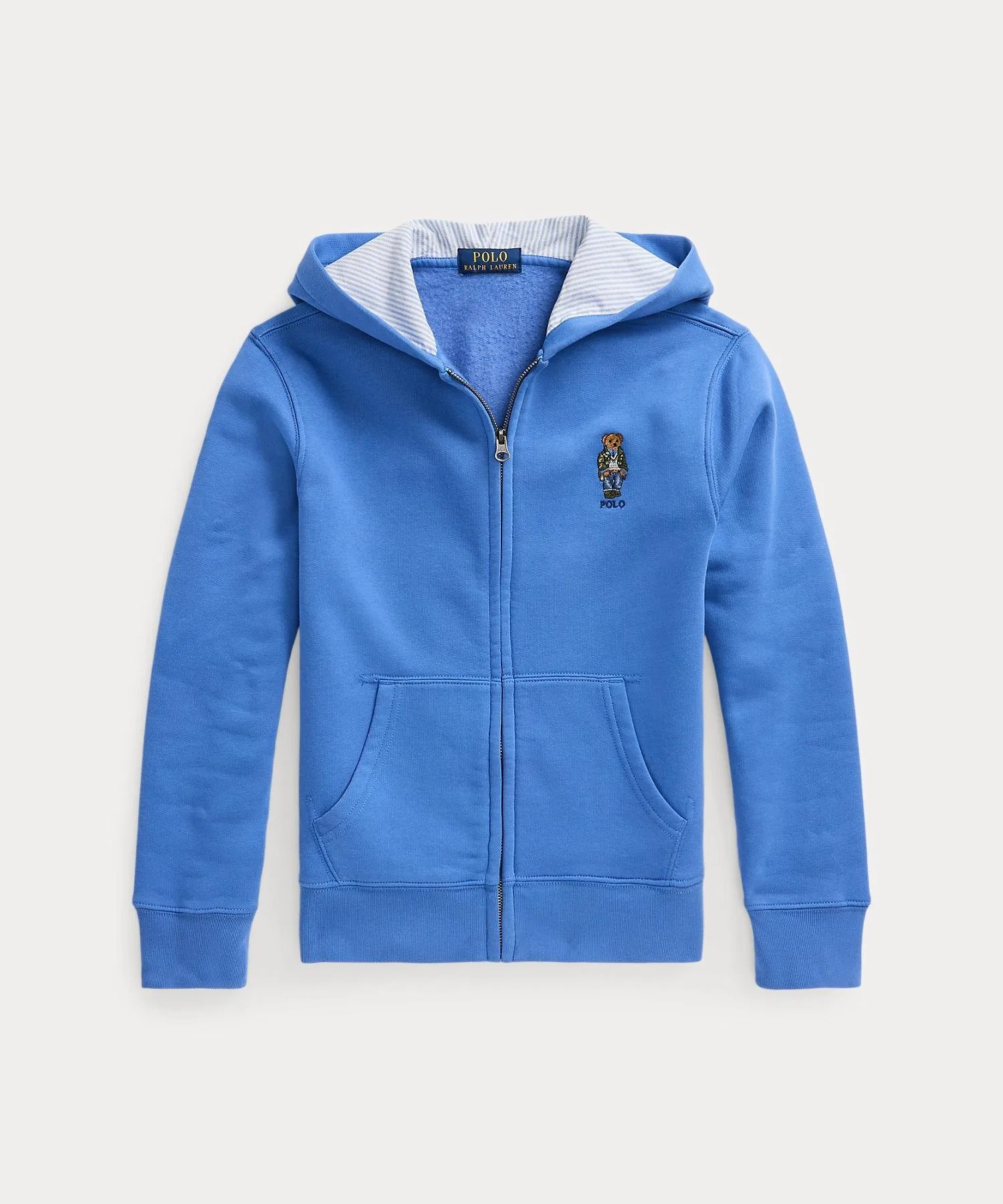 Толстовка Polo Bear из флиса на молнии (для мальчиков, возраст 8-20 лет) Polo Ralph Lauren, 400 Blue