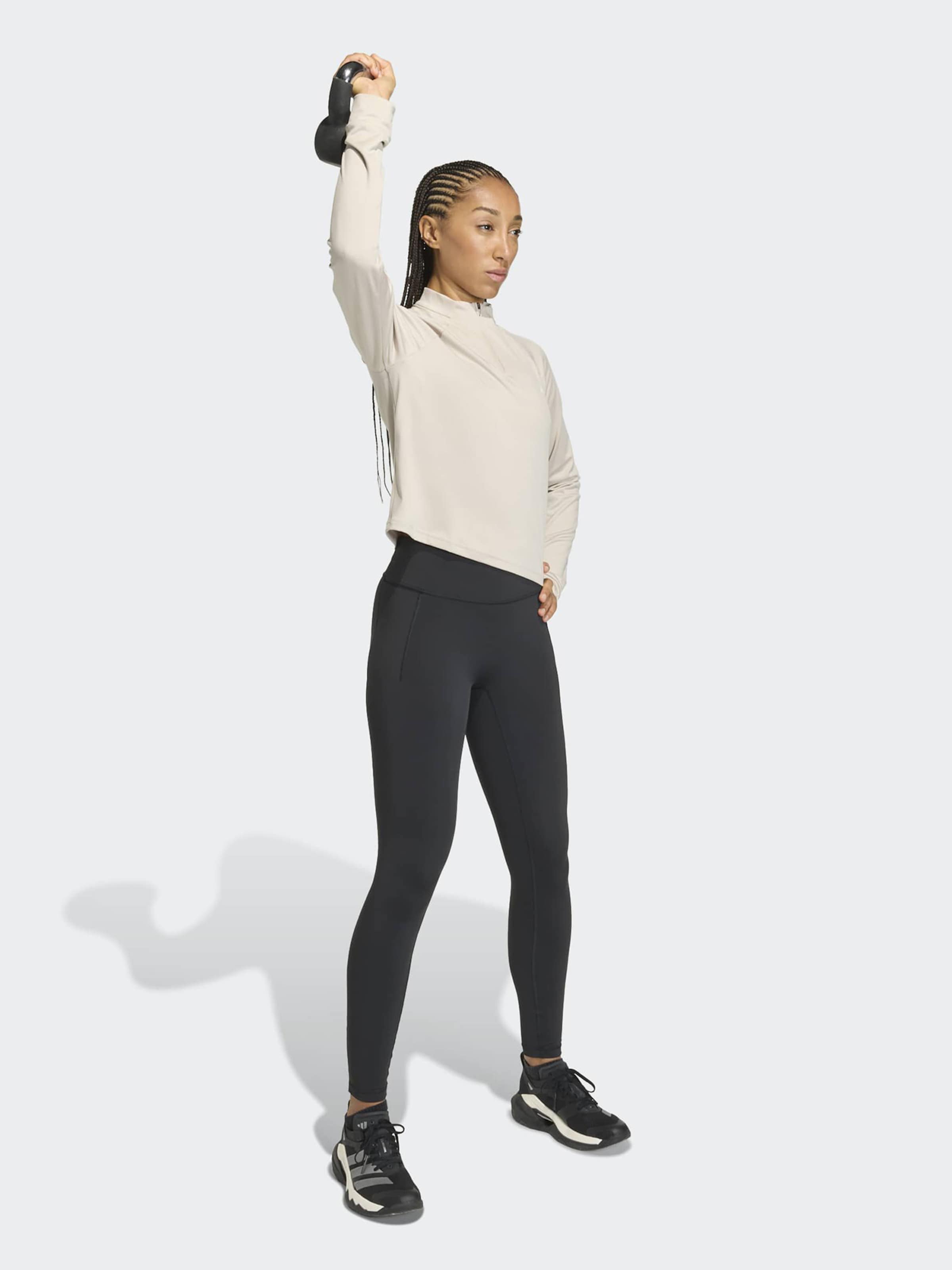 Adidas Performance Футболка Performance 'Essentials' в светло-сером цвете — фото 2
