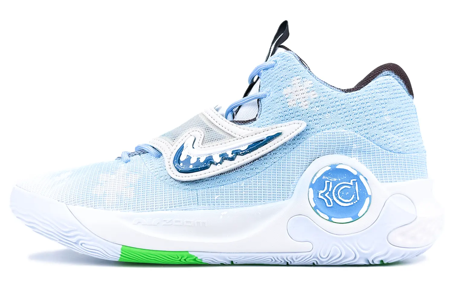 

Nike Баскетбольные кроссовки KD Trey 5 X с низким верхом, устойчивые к истиранию, синие, мужские