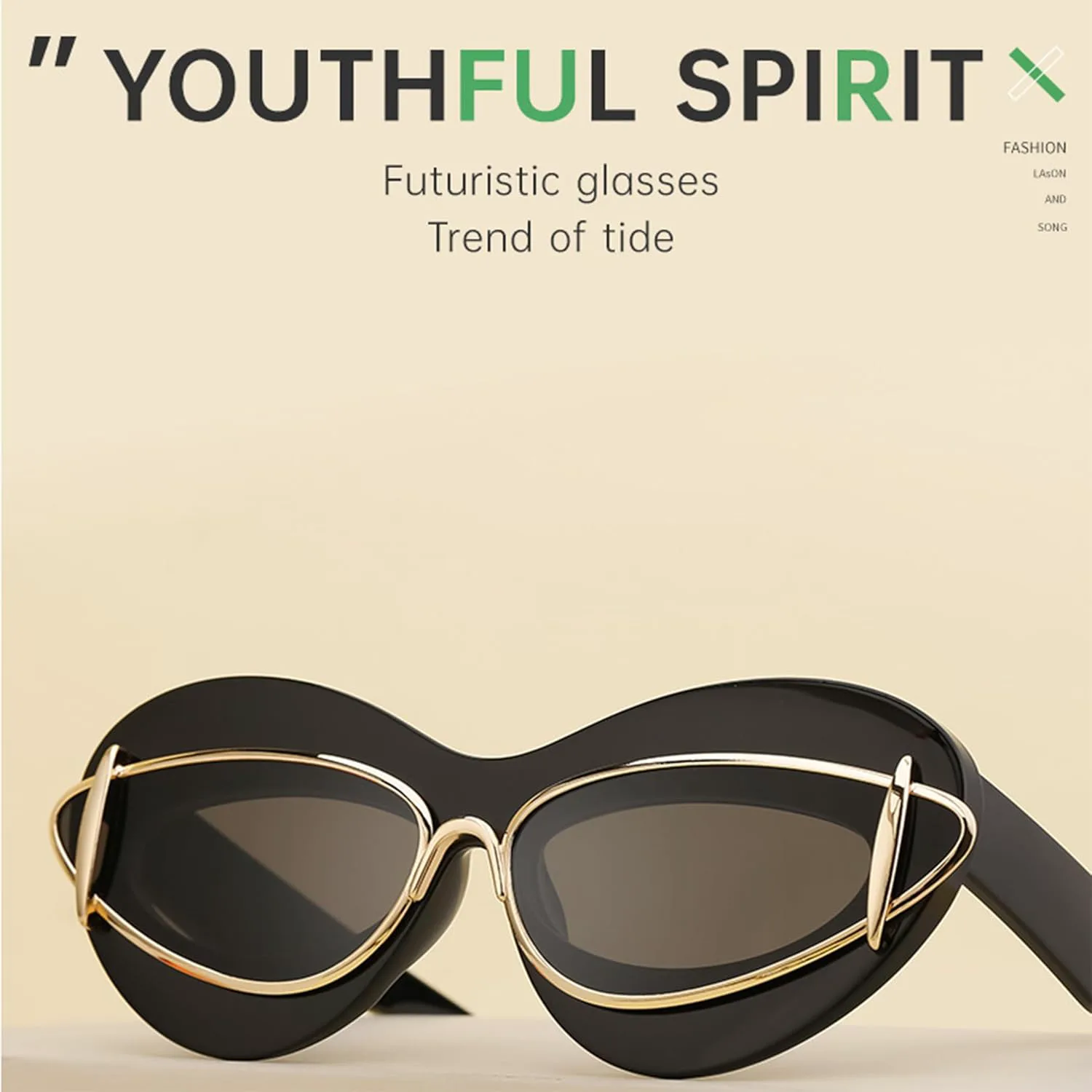 

Женские солнцезащитные очки «кошачий глаз» — стильные, с металлической отделкой, премиум-класса, идеально подходят для повседневной носки и отдыха Domenix, H5