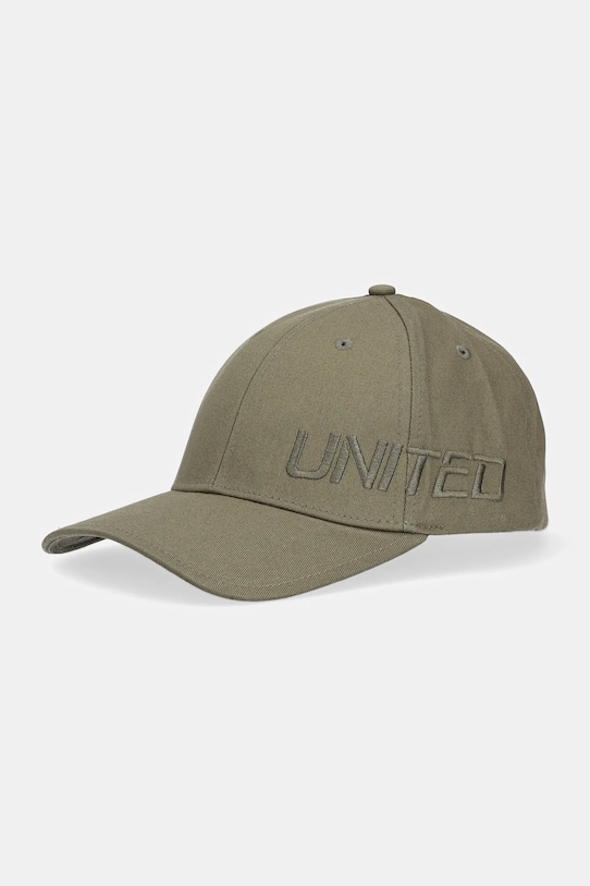 

Хлопковая кепка с козырьком United Colors Of Benetton, зеленый
