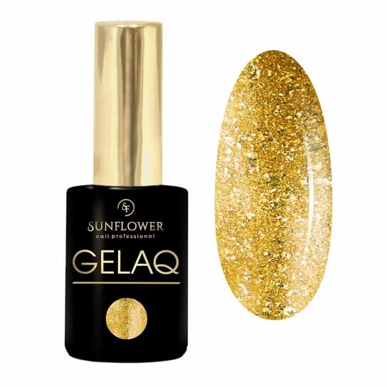 

УФ-гибридный лак Gelaq, Platinum Gold 031 -, SUNFLOWER