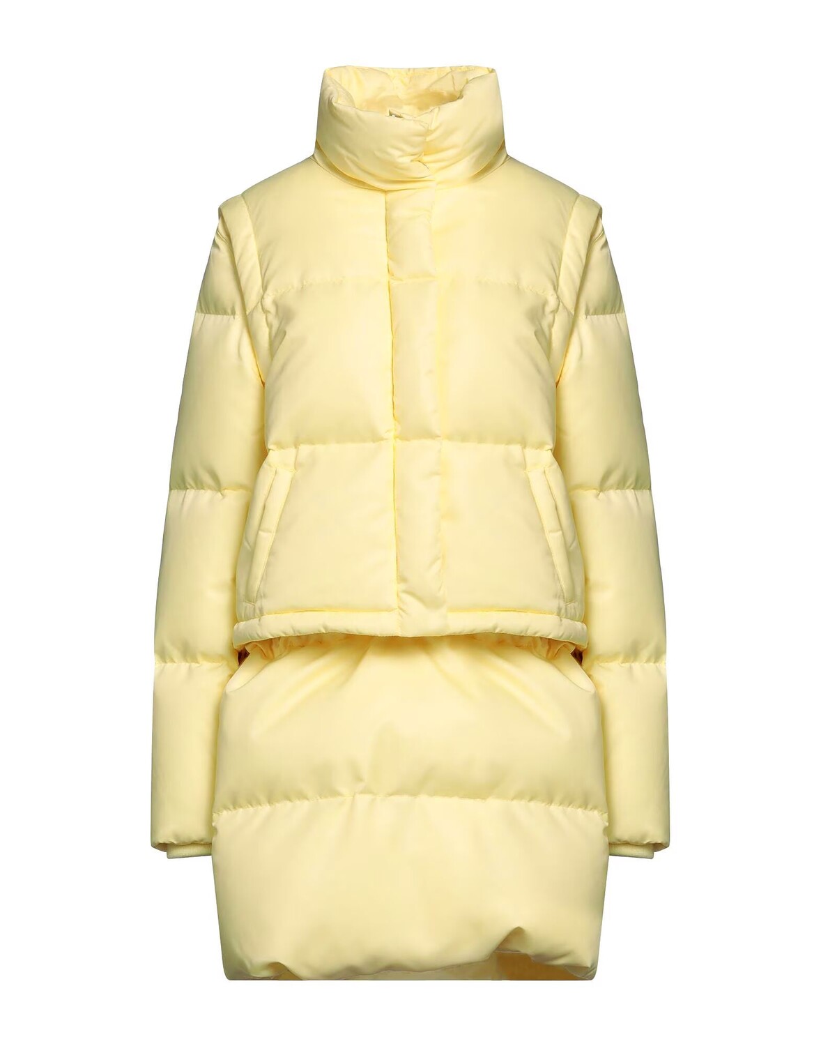 

Пуховик Mm6 Maison Margiela, желтый