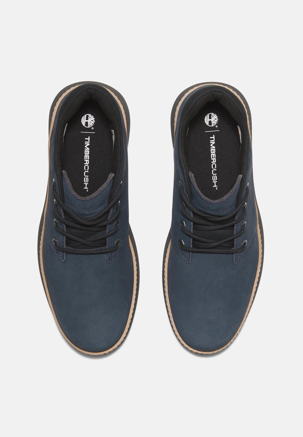 

Ботильоны на шнуровке MID CHUKKA Timberland, темно-синий
