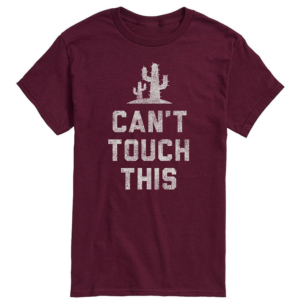 

Мужская футболка Can't Touch This Cactus с рисунком кактуса Licensed Character, красный