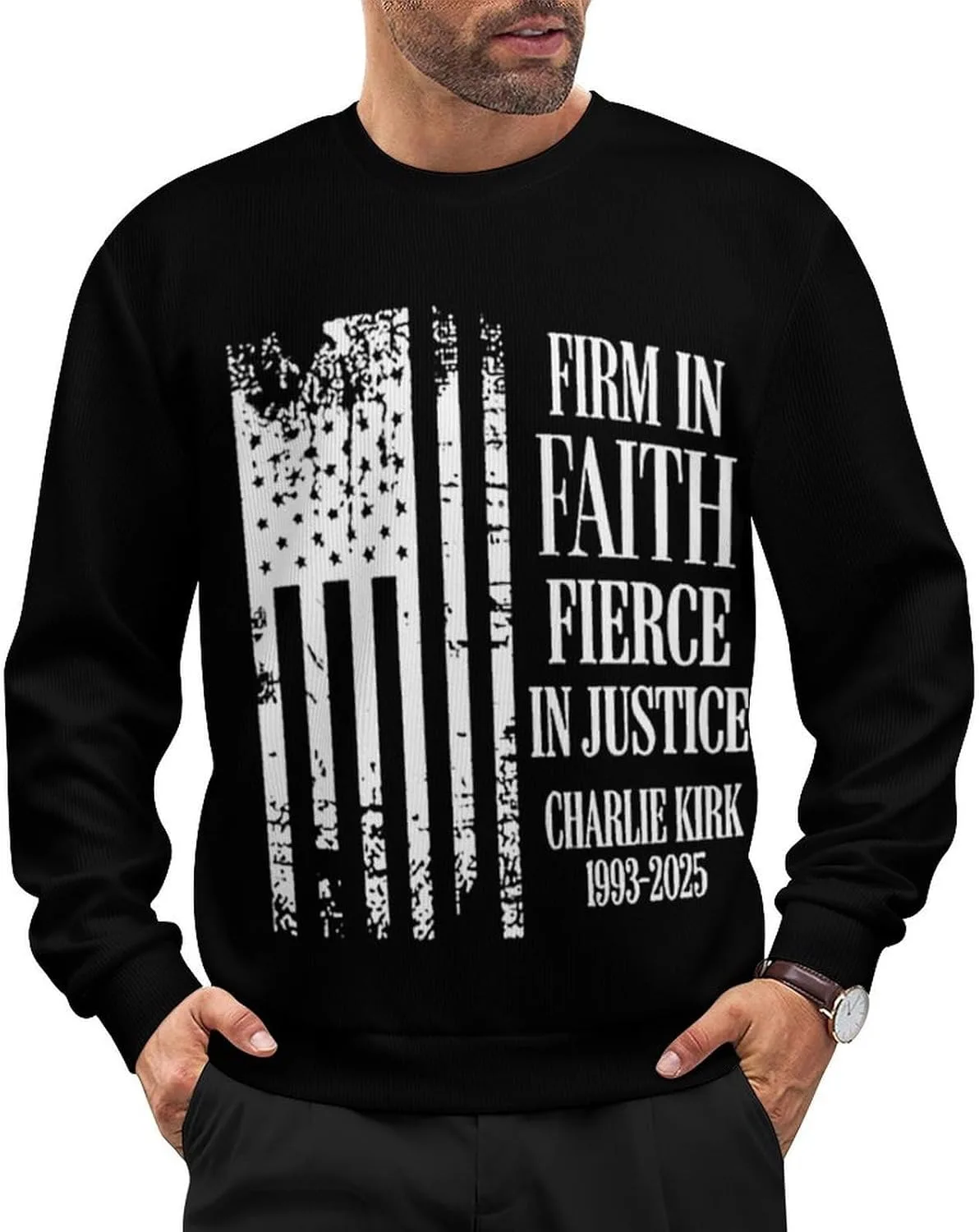 

Свитер Charlie Kirk Unisex CONGIRLBOON