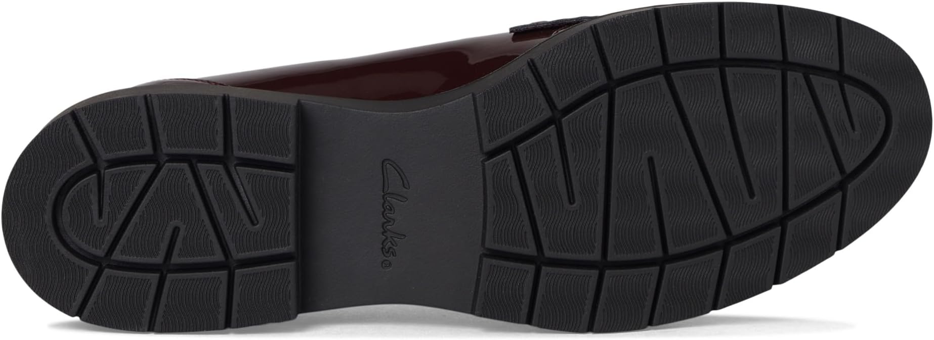 Лоферы Clarks Westlynn Ayla, цвет Burgundy Patent — фото 3