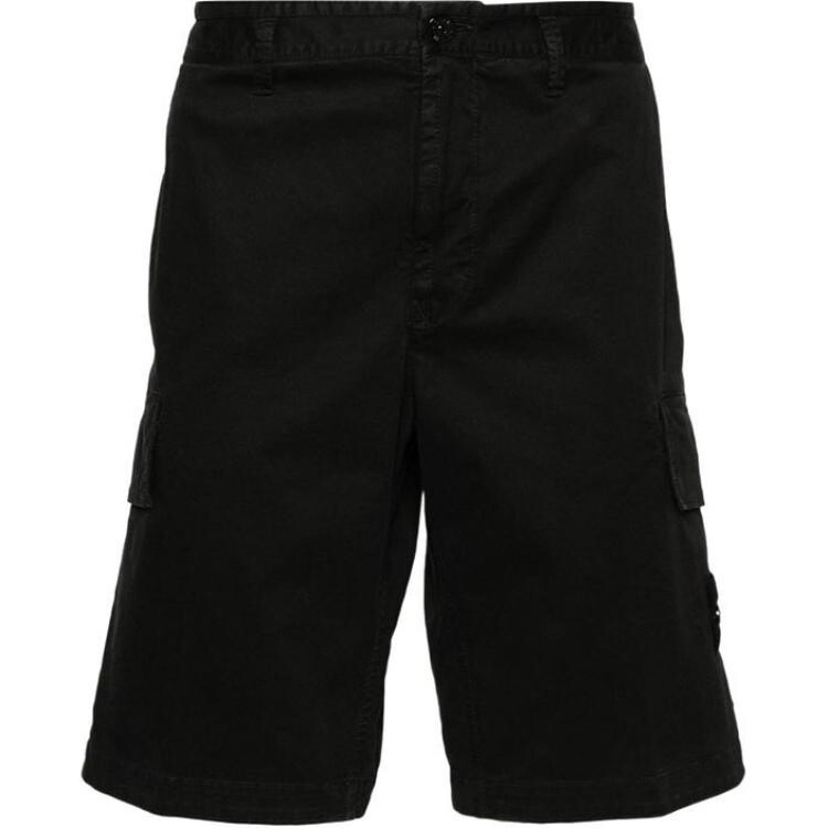 

Шорты-карго мужские Stone Island, черный
