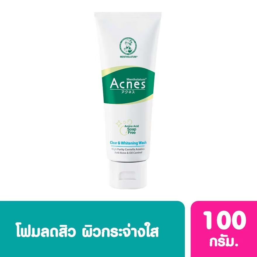 

Acnes Mentholatum Clear отбеливающее средство для умывания, 100 г, White
