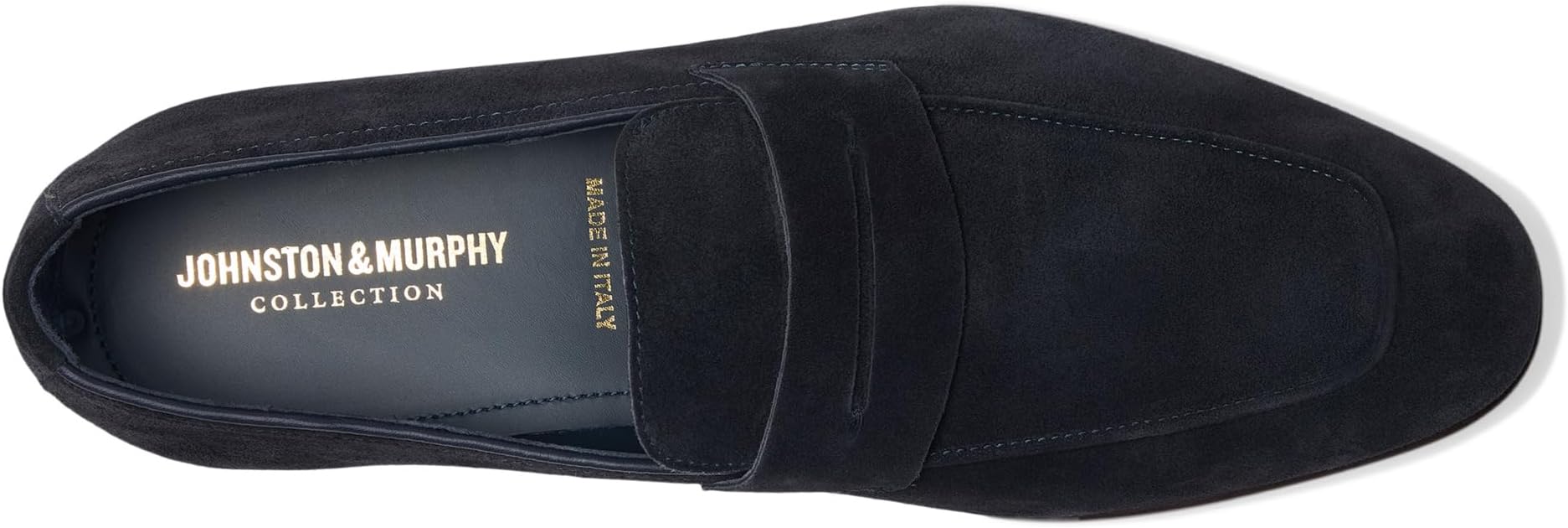 Лоферы Johnston & Murphy Collection Men's Taylor Penny, Navy Italian Suede — фото 2