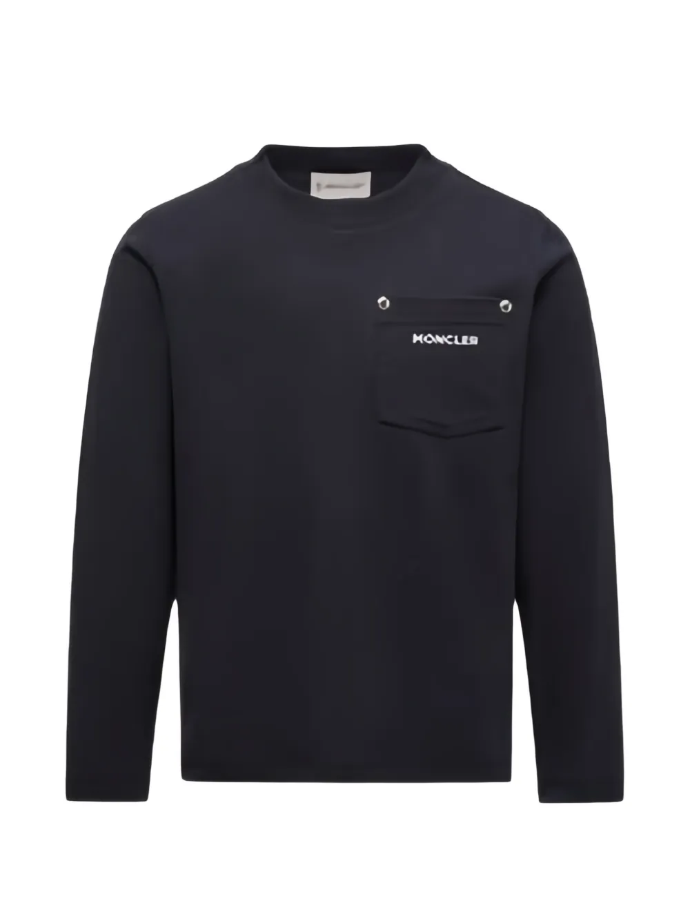 

Футболка с накладным карманом Moncler Enfant, синий