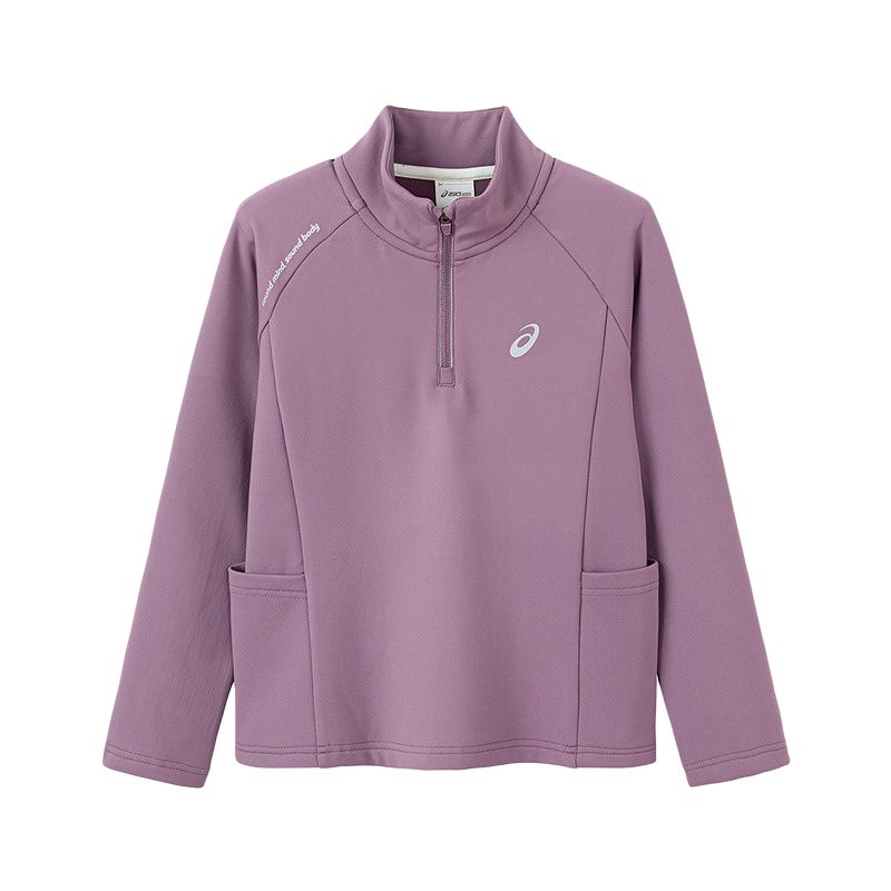 

Детская футболка Quick Dry для спорта ASICS, темно-фиолетовый