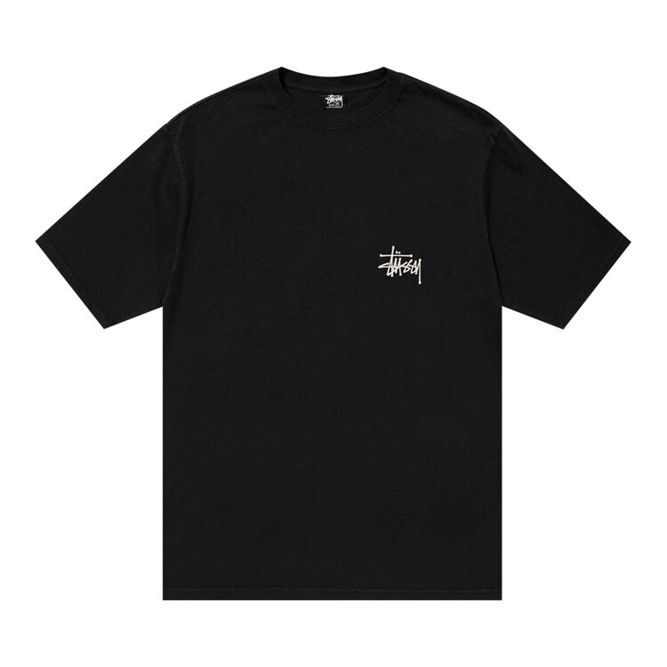 

Футболка Stussy Pigment Dyed Built Tough 'Black', черный