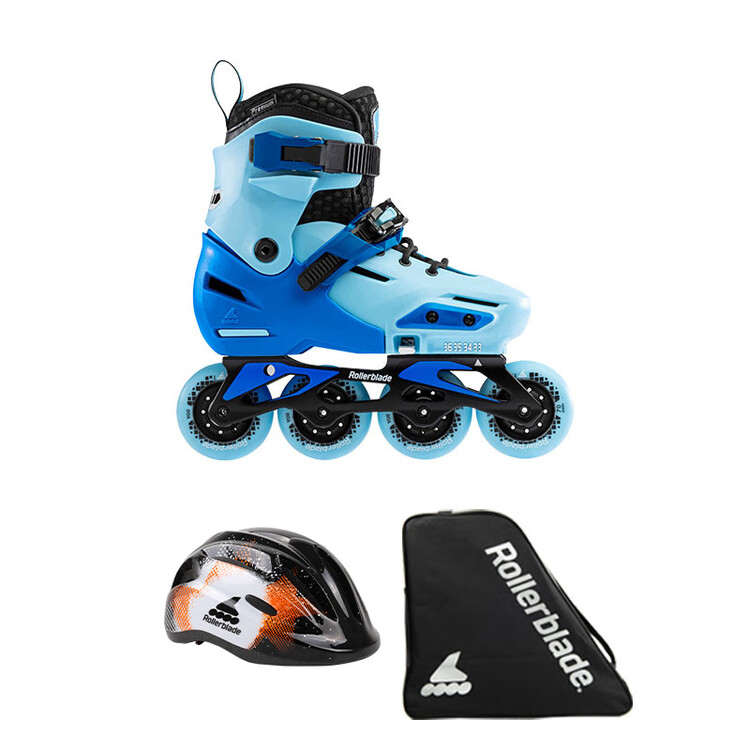 

RollerBlade Детские роликовые коньки для девочек, регулируемые, темно-синие-черные (Premium Set A), размер S (29-32 см)