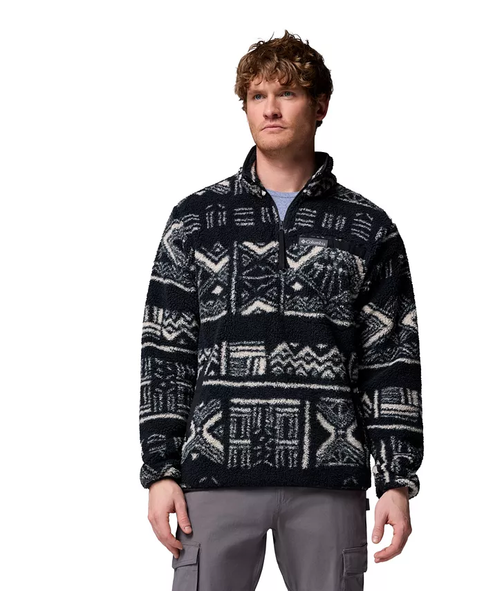 

Мужская куртка Rugged Ridge с высоким ворсом и молнией до половины Columbia, черный