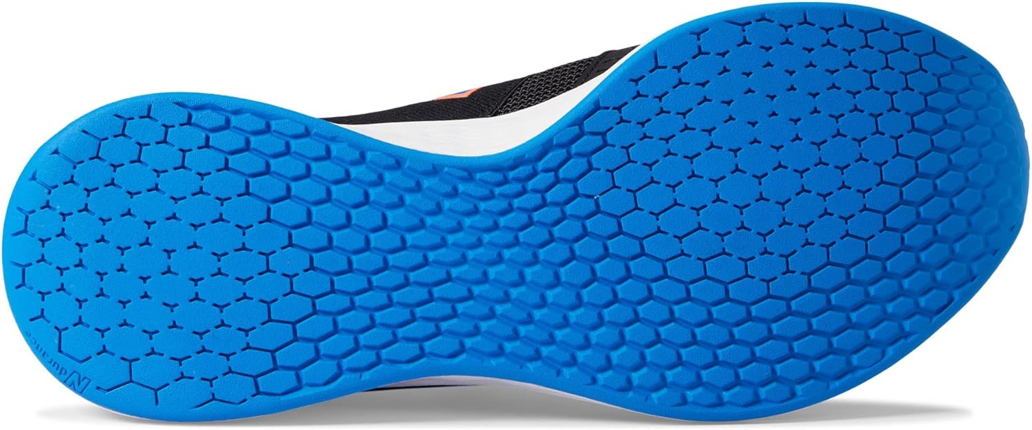 Кроссовки New Balance Men's Fresh Foam Roav V2, черный/синий/оранжевый — фото 4