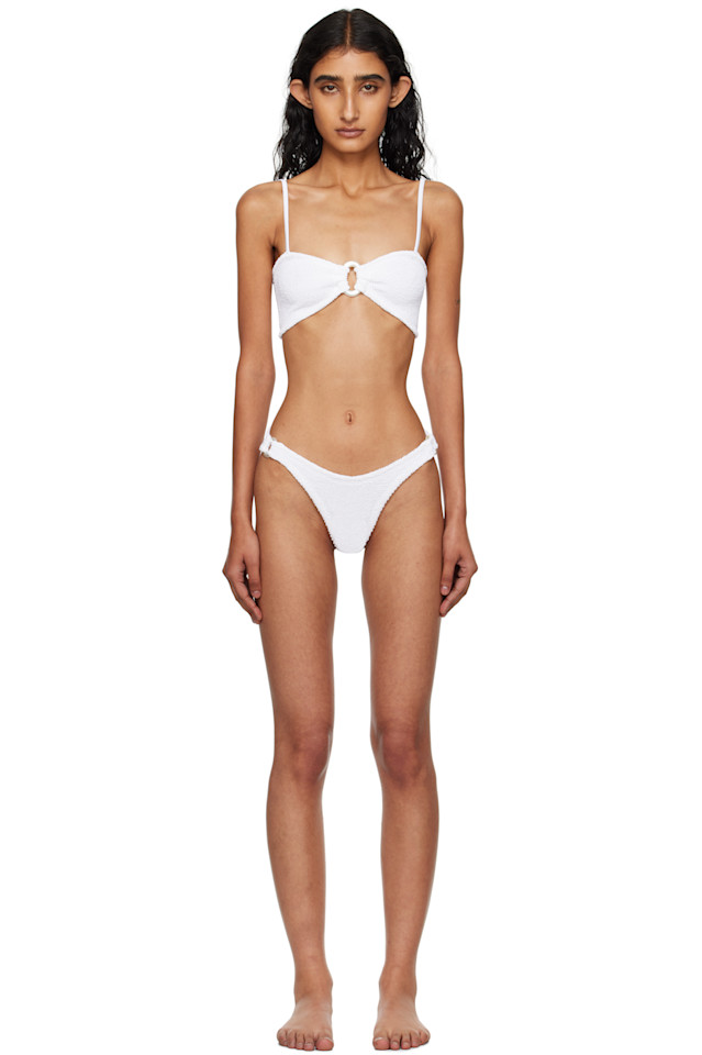 

Туманное бикини Hunza G, белый