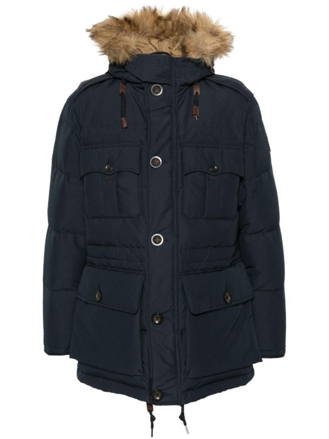 

Polo Ralph Lauren куртка с капюшоном и искусственным мехом, синий