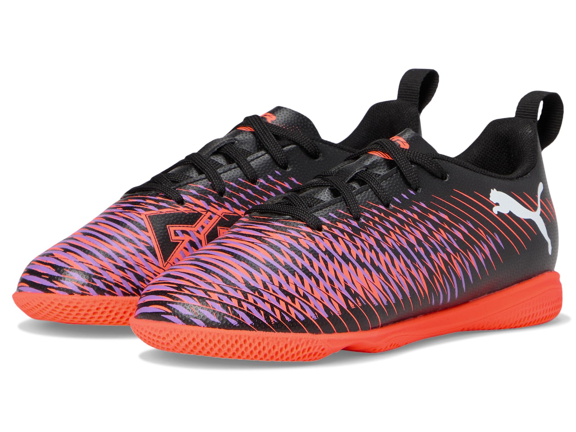 

Кроссовки PUMA Kids Future 8 Play Indoor Training, цвет PUMA Black/PUMA White/Glowing Red
