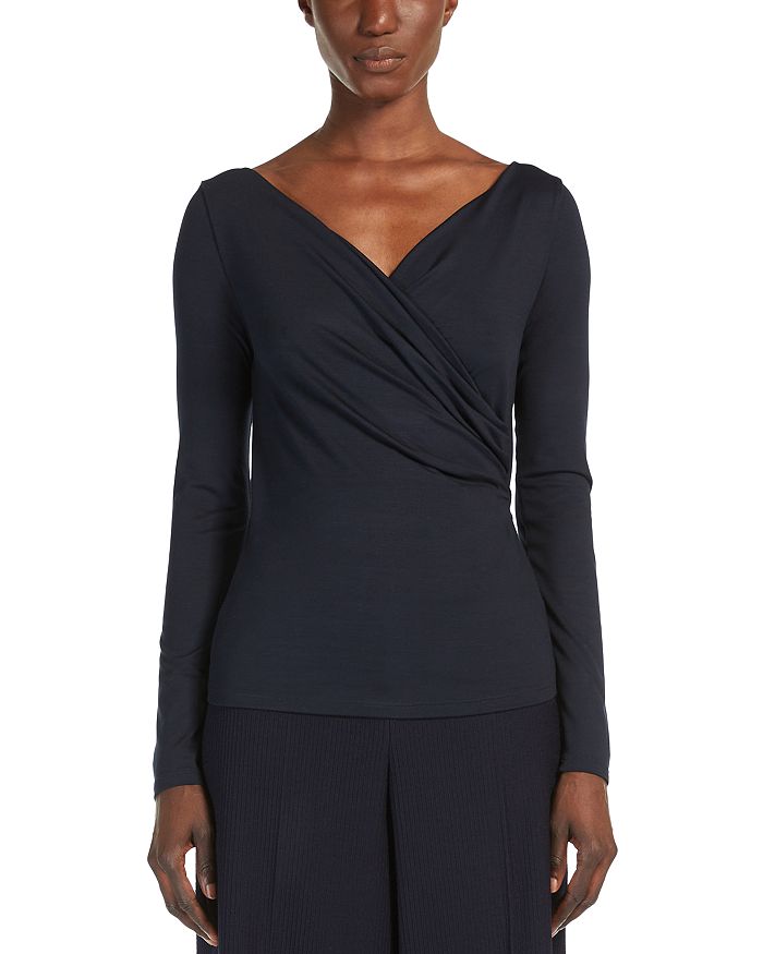 

Йельский топ Max Mara, синий
