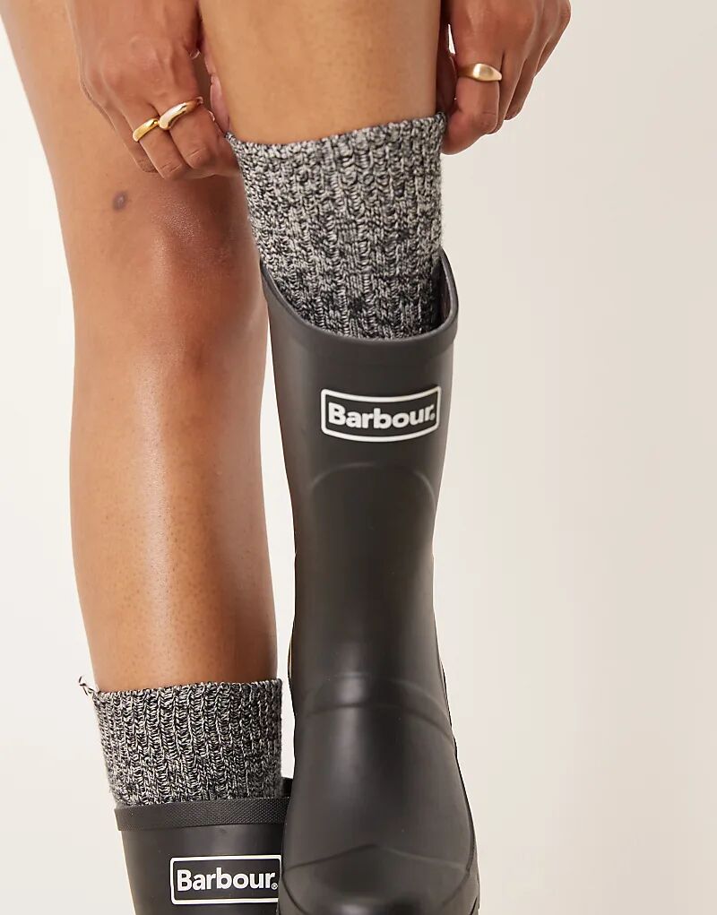 Сапоги Barbour Banbury mid-welly черного цвета - BLACK — фото 2