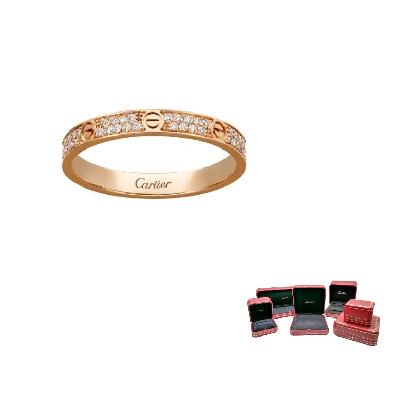 

Cartier Коллекция любовных колец Karat Gold Rings Unisex