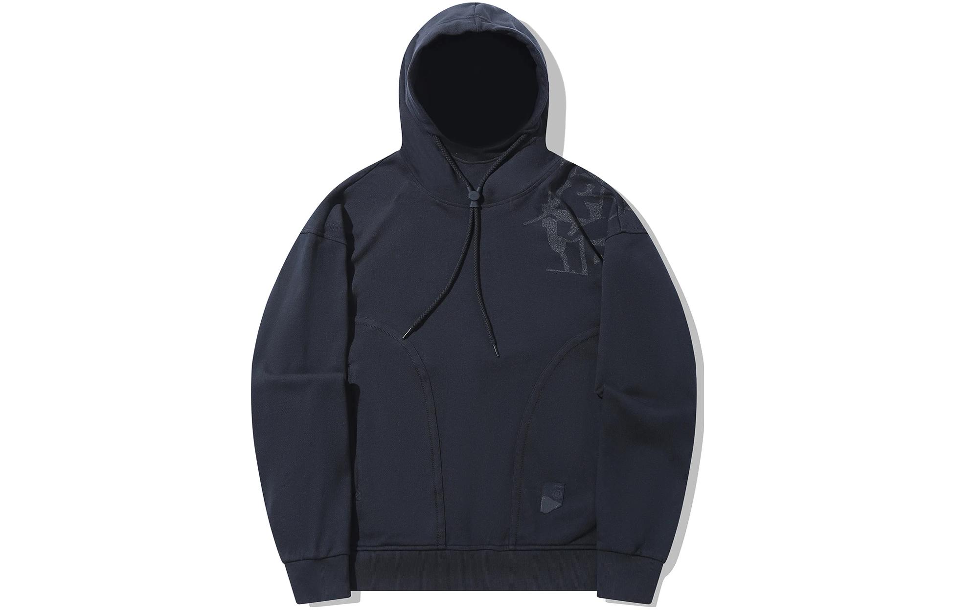 

LiNing Толстовка Li Ning X Jackie Chan Co branded Kung Fu Series мужская charcoal black