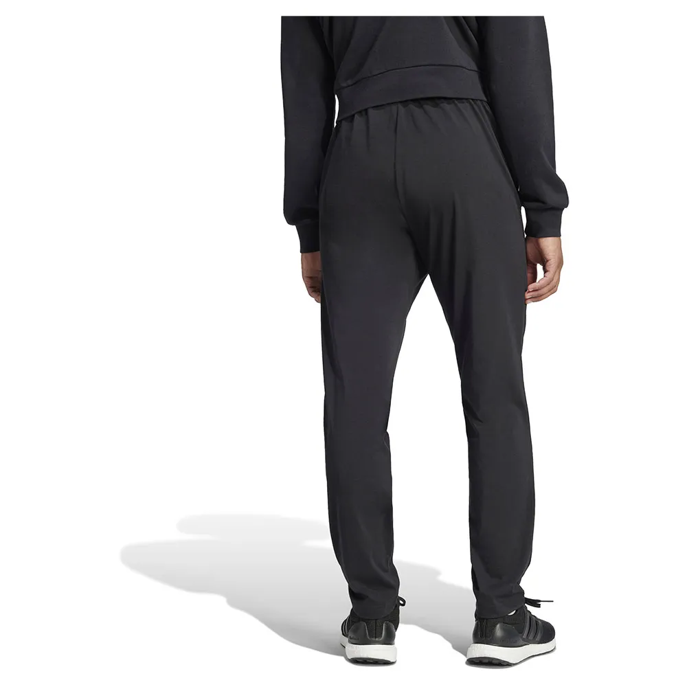Джоггеры adidas Essentials Small Logo Single Jersey, черный — фото 2