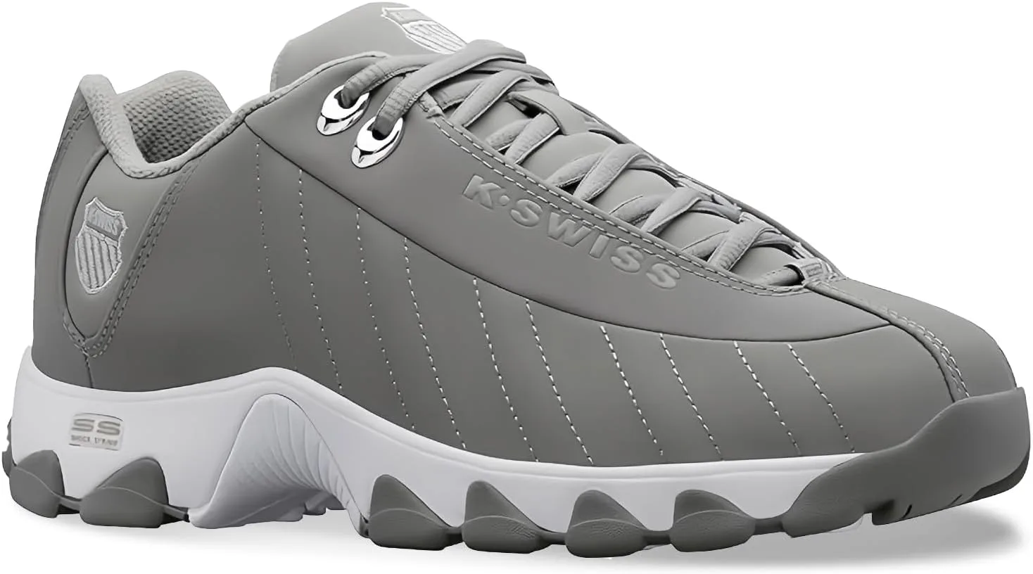 Кроссовки K-Swiss ST329 CMF из кожи, серый — фото 2
